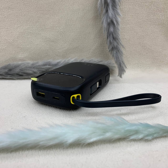 Павербанк Baseus QPow3 20000 mAh, швидка зарядка 22.5W, USB-C + Lightning, чорний | Зображення 1