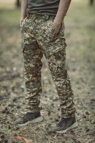 Штани зимові Soft Shell утеплювач фліс колір піксель