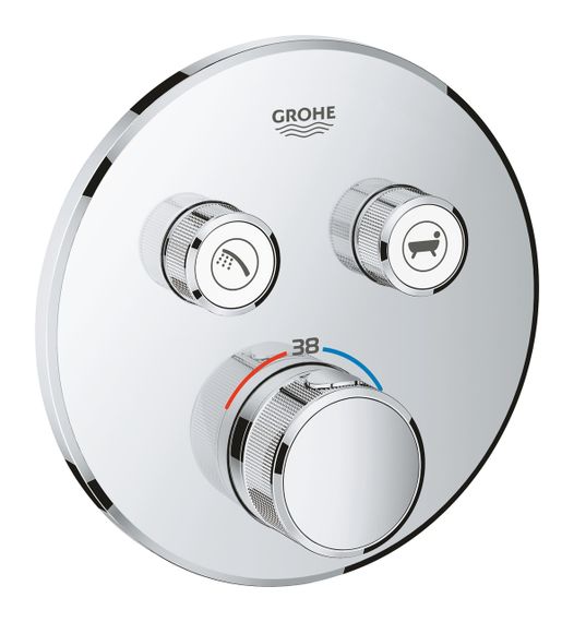 Термостат прихованого монтажу на 2 споживача Grohe Grohtherm SmartControl (29119000) | Зображення 2
