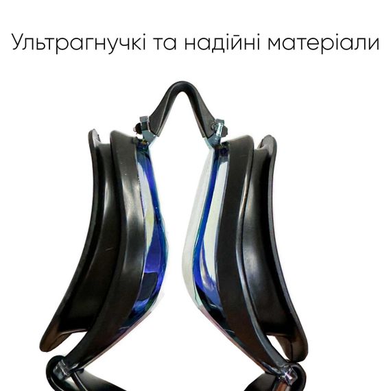 Очки для плавания Renvo Aries Pro Уни Anti-fog Черный, Фиолетовый OSFM (2SG100-01) | Зображення 2