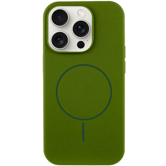 Чохол Silk Full Protective (AA) NO LOGO with Magnetic Fit для Apple iPhone 16 Pro Max (6.9") Зелений / Dark Olive