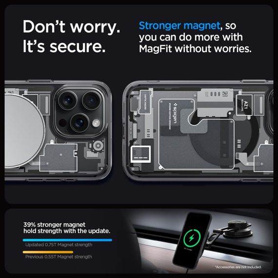 Чохол до мобільного телефона Spigen Apple iPhone 15 Pro Ultra Hybrid MagFit Zero One (ACS06721) | Зображення 6