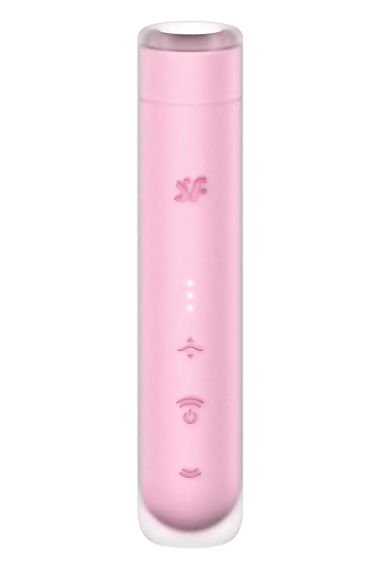 Вакуумний стимулятор Satisfyer First Kiss для клітора, рожевий, 12.5 х 2.5 см Sex Aura