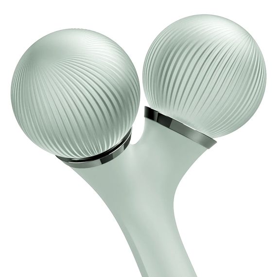 Електронний ультразвуковий ролик для обличчя та тіла GESKE Sonic Facial&Body Roller 4в1 magenta, Зелений | Зображення 4