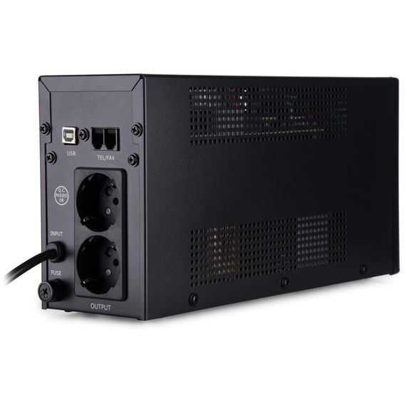 Пристрій безперебійного живлення Vinga LED 600VA metal case with USB (VPE-600MU) | Зображення 3
