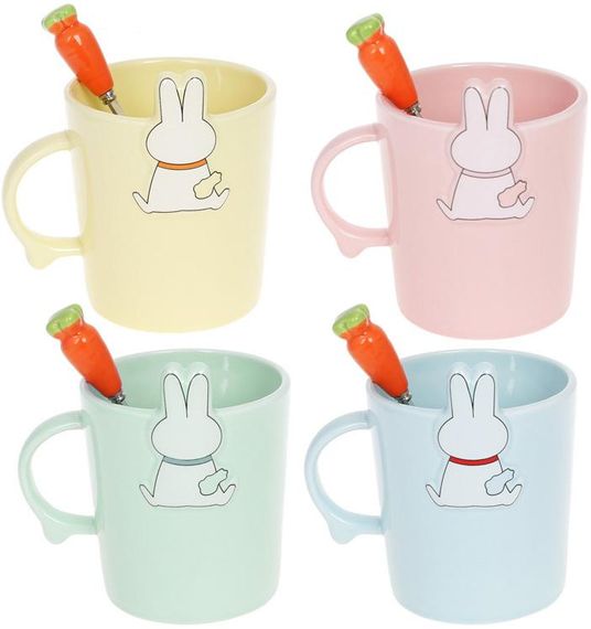 Порцелянова кружка з кришкою My bunny | Зображення 2
