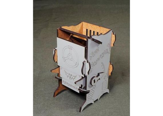 Вежа для кубиків "Нищівник кубиків" механічна (Mechanical Dice Tower: Dice Crusher) (сірий) | Зображення 2