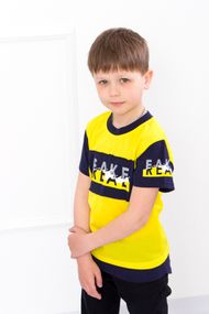 Футболка для хлопчика Носи своє 110 Жовтий (p-5948-34041)