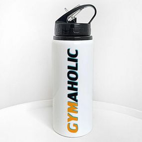 Пляшка для води з трубочкою Gymaholic 600 мл (PLV_25A056)