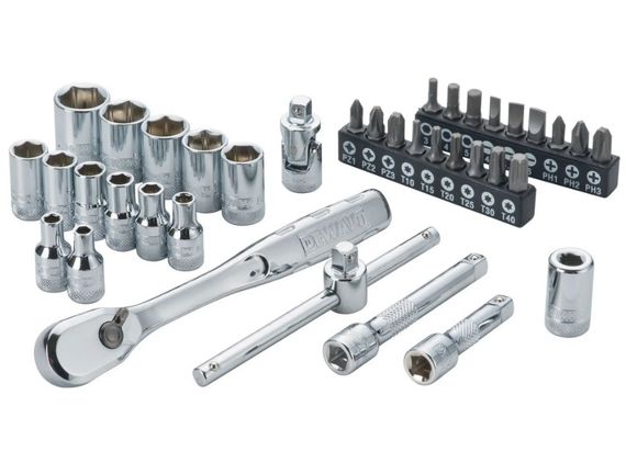 Набір головок та біт DeWalt 1/4 37 предметів (DWMT19238-1)