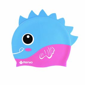 Детская Шапочка для плавания Renvo Sentani JR Голубой, Розовый OSFM (1SC300-56)