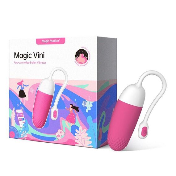 Смарт-виброяйцо Magic Motion Vini Pink, управление со смартфона | Зображення 5