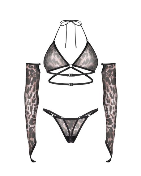 Комплект Obsessive Addia 3-pcs set L/XL Sex Aura | Зображення 8
