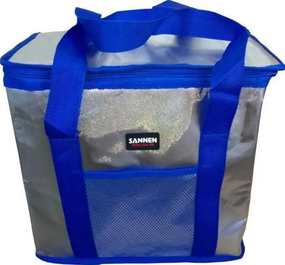 Туристическая термосумка WARM BAG MC-1059 на 25 л для продуктов и напитков 37×20×34 см Синяя