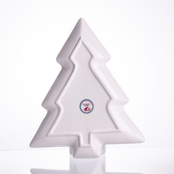 Сервірувальне новорічне блюдо для закусок Christmas 29×24×2 (см) порцеляна HP-SDHK-17 | Зображення 3