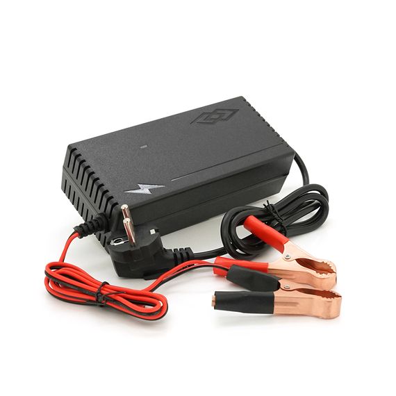 Зарядний пристрій для акумуляторів Li-ion 12V (12,6V),3S,10A, з коркодилами, індикація