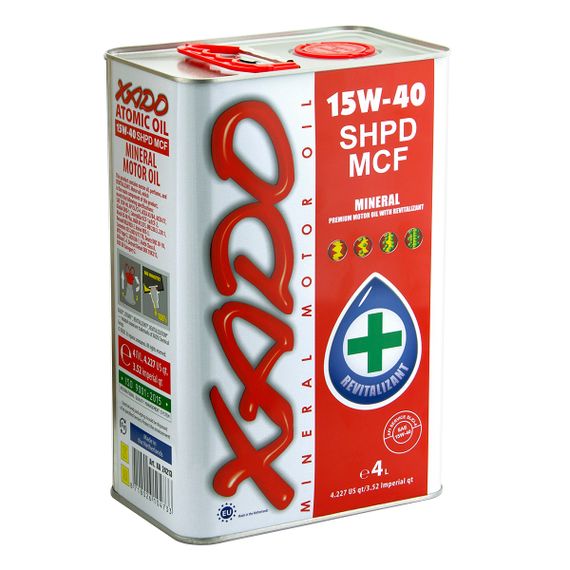 Мінеральна олива XADO Atomic Oil SHPD MCF 15W-40  4л