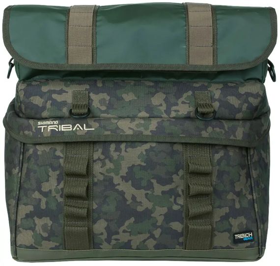 Рюкзак Shimano Trench Compact Rucksack для рибальських снастей Green camouflage | Зображення 1