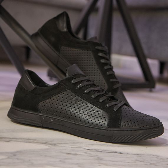 Чорні чоловічі кеди великий розмір 46 47 48 49 | Зображення 6