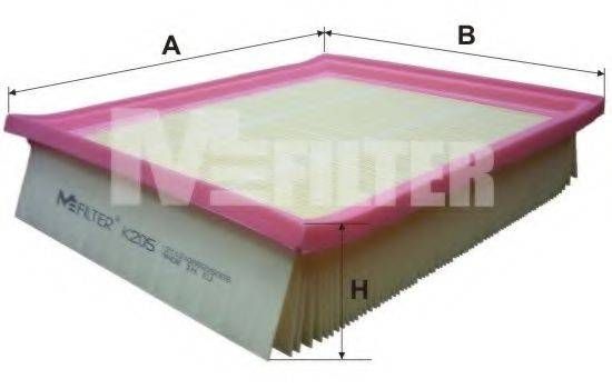 Фільтр повітряний VW (вир-во M-filter) MFILTER K205 на VW GOLF Mk III (1H1)