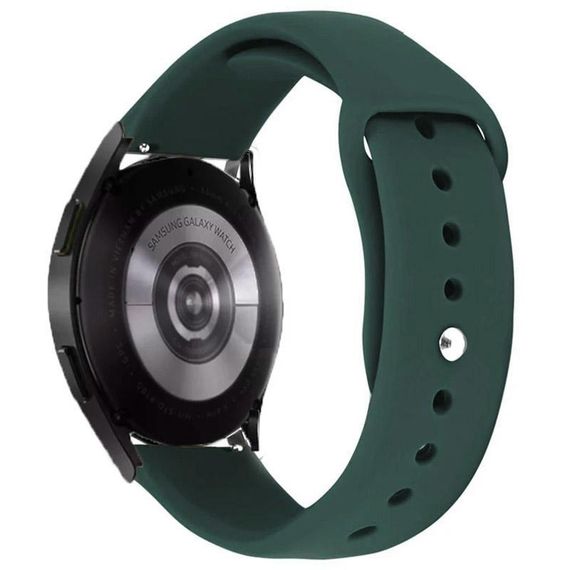 Силиконовый ремешок Sport для Smart Watch 20mm Зеленый / Forest green