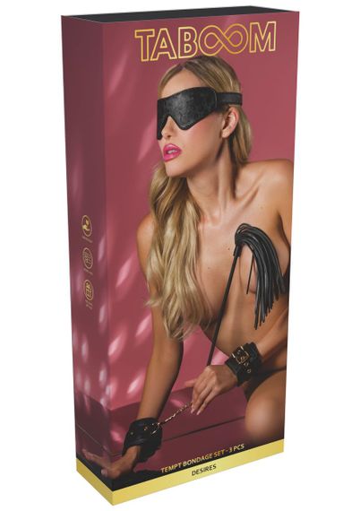 Набір для бондажу TABOOM Tempt Bondage Set, 3 предмети Sex Aura