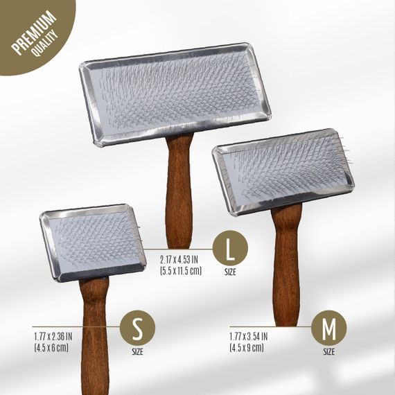 Пуходерка з металевим обідком Tauro Pro Line, 4.5 х 9 см | Зображення 2