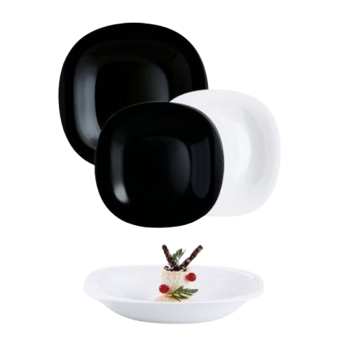 Сервіз столовий Carine Black&White 18 предметів N1489 Luminarc | Зображення 3