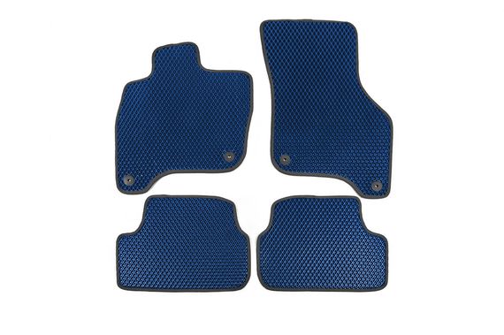 Коврики EVA для E-Golf (Синий) для Volkswagen Golf 7/E-Golf 2012-2020 гг