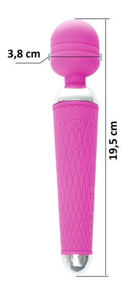 Вібромасажер Boss Series - Massager Power Wand USB Purple 16 Function, BS2200035 sexstyle | Зображення 6