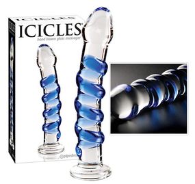 Фалоімітатор скляний ICICLES №5 sexstyle