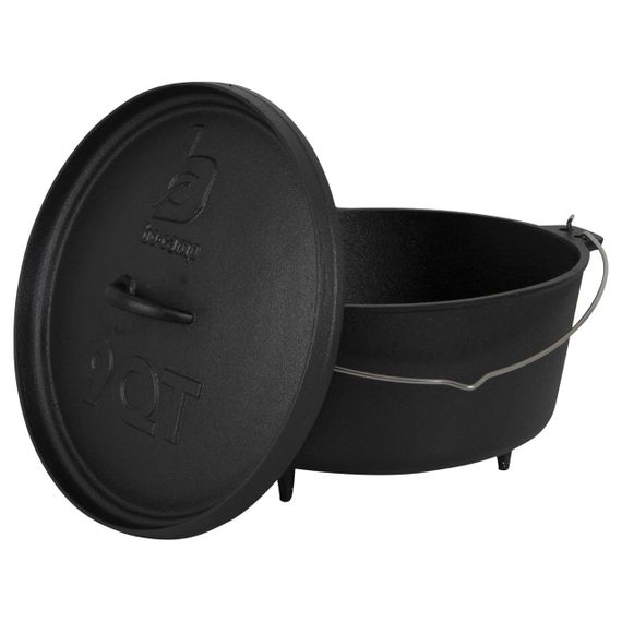 Казан з кришкою Bo-Camp Dutch Oven Cast Iron 31 cm / 7.1 L Black (2122415) | Зображення 1