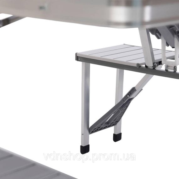 Складаний алюмінієвий стіл трансформер + 4 стільці для пікніка у валізі набір туристичних складних меблів G03-2 | Зображення 5