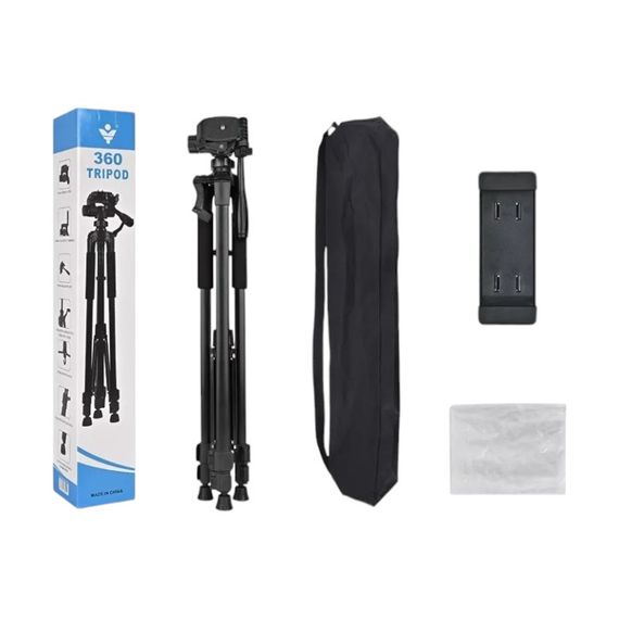 Штатив тринога для телефону 1,6м Чорний