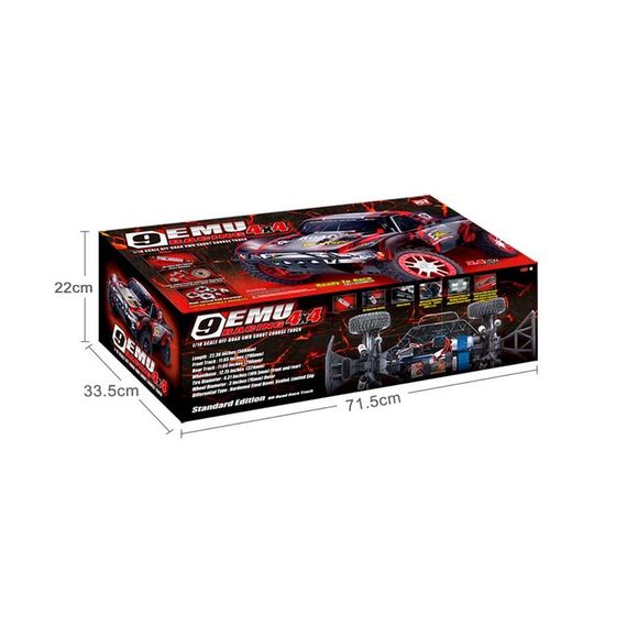 Remo Hobby 9EMU 8025 Short Course 1/8 RTR 4WD (максимальна комплектація) Red color | Зображення 4