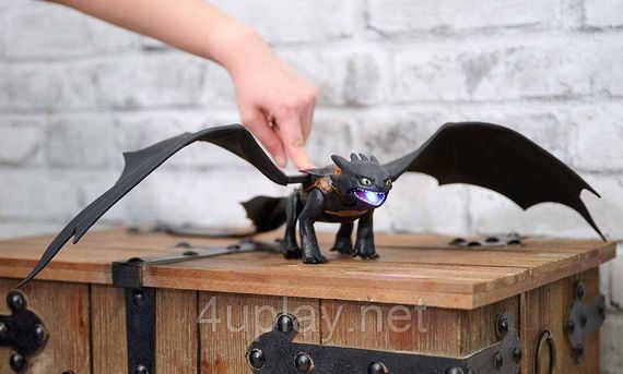 Игровой набор Dreamworks Dragons Как приручить дракона Беззубик, дышащий огнем Оригинал | Зображення 3