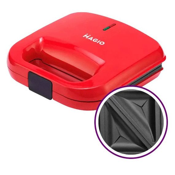 Бутербродниця професійна MAGIO MG-376 750 Вт, Бутербродниця гриль побутова DW-56 | Зображення 3