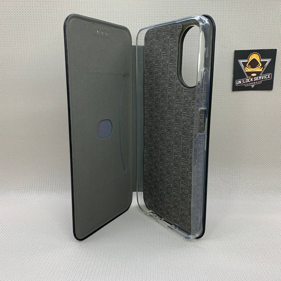 Чохол книжка для Oppo A38 Екошкіра Чорний | Зображення 1