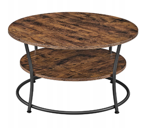 Журнальний столик Leobert Vasagle 80 x 80 x 45см в стилі Loft