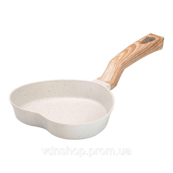 Сковородка для омлета с антипригарным покрытием 16*13*5,3 см бежевая HP39574W