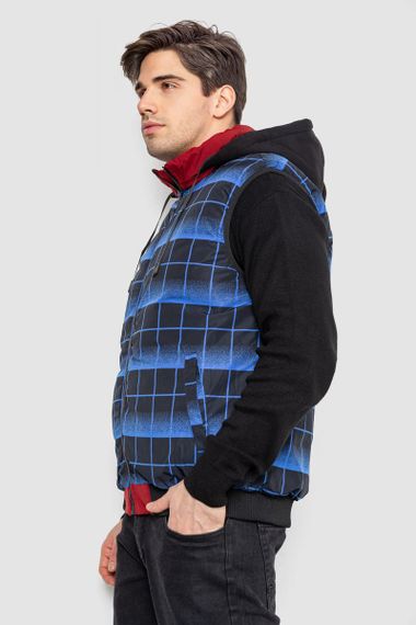 Жилетка мужская демисезонная двухсторонняя, цвет бордовый, 244R99008 | Зображення 8