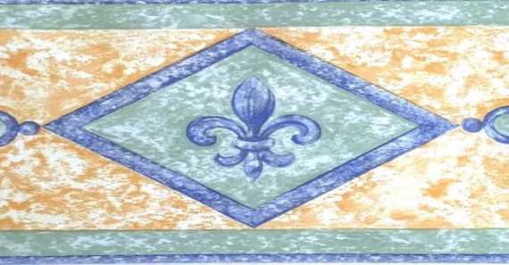 Пленка самоклеящаяся бордюрная 10,6х1000cm водостойкая зеленый узор