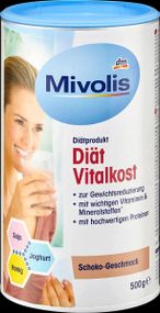 Mivolis "Диетический белковый коктейль" с аминокислотами, белками и витаминами, вкус шоколад, 500 г.