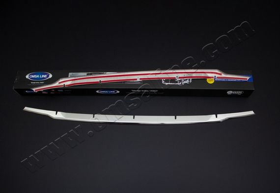 Накладки на бампер OmsaLine (2018-2023, 2 шт, нерж) для Ford Courier 2014↗ гг. | Зображення 3