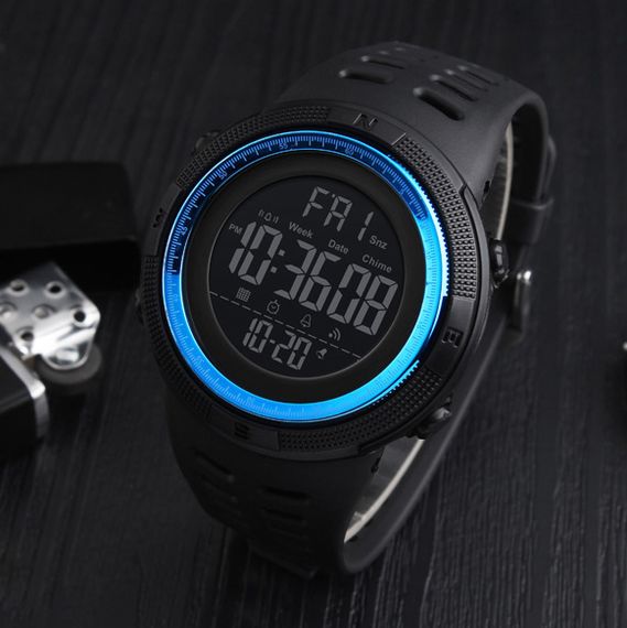Чоловічий годинник Skmei 1251BU Black-Blue | Зображення 2