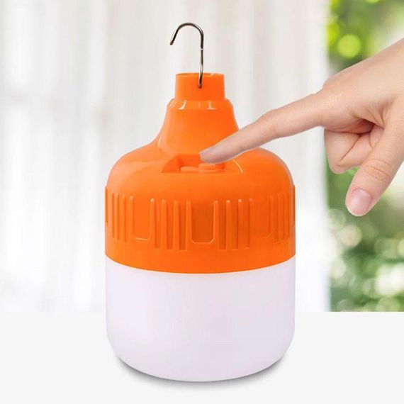 Кемпинговая лампа с солнечной панелью 80W, GR 015 / Аккумуляторный фонарь на крючке / Подвесная LED лампа | Зображення 2