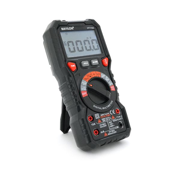 Мультиметр Mayilon HT-118A, вимірювання: V, A, R, C, F, T | Зображення 2