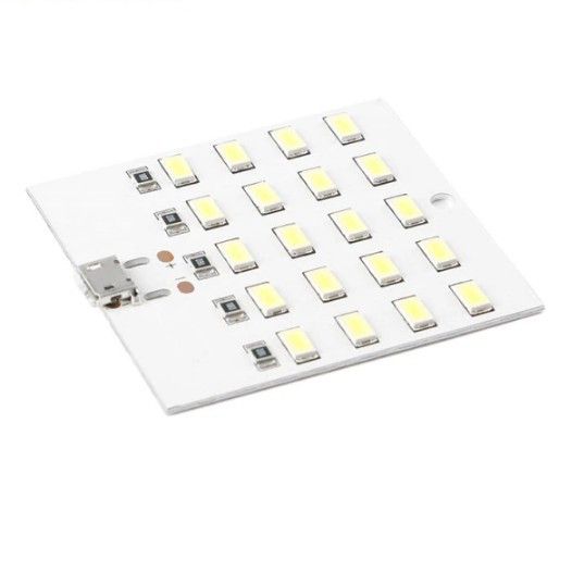 Світлодіодний LED модуль 5V Micro Usb 5730 50x52 мм.