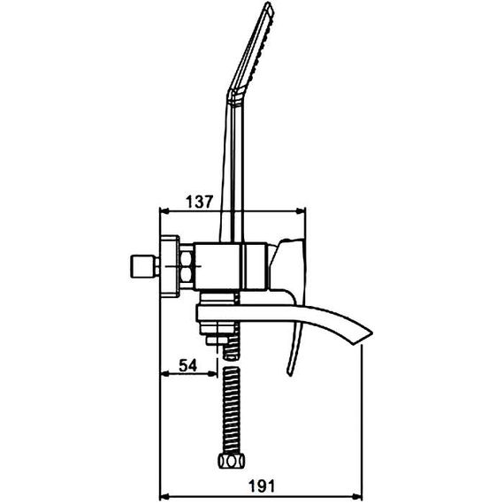 Змішувач для ванни Gappo G3207-6 | Зображення 1
