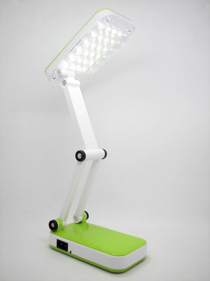 Лампа світлодіодна на акумуляторі настільна розкладна трансформер заряджання від мережі два режими YT-666 LED ЛЕД